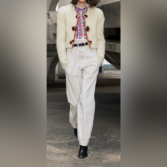 Isabel Marant Jacket Veste Gradiazi in Green Ecru size 36 BNWT Orig $1390 - Picture 7 of 7